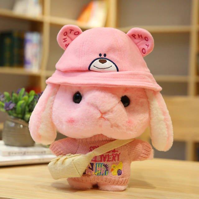 peluche-lapin-habillee