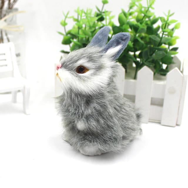 peluche-lapin-nain-gris