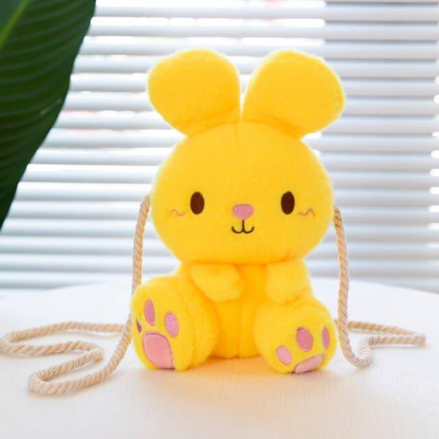 peluche-lapin-sac-bandouliere-jaune