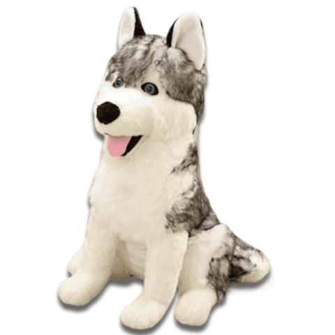 Kuscheltier Wolf Blaue Augen