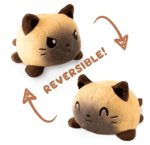 Peluche Réversible Chat