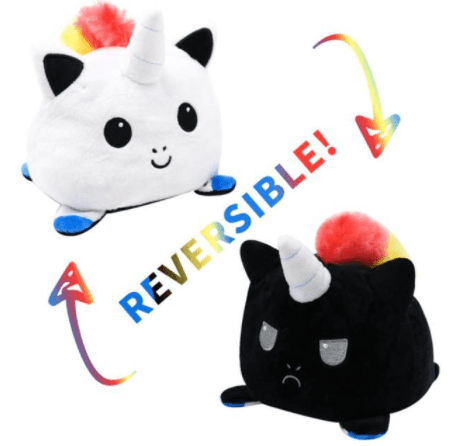 Peluche unicornio reversible sales