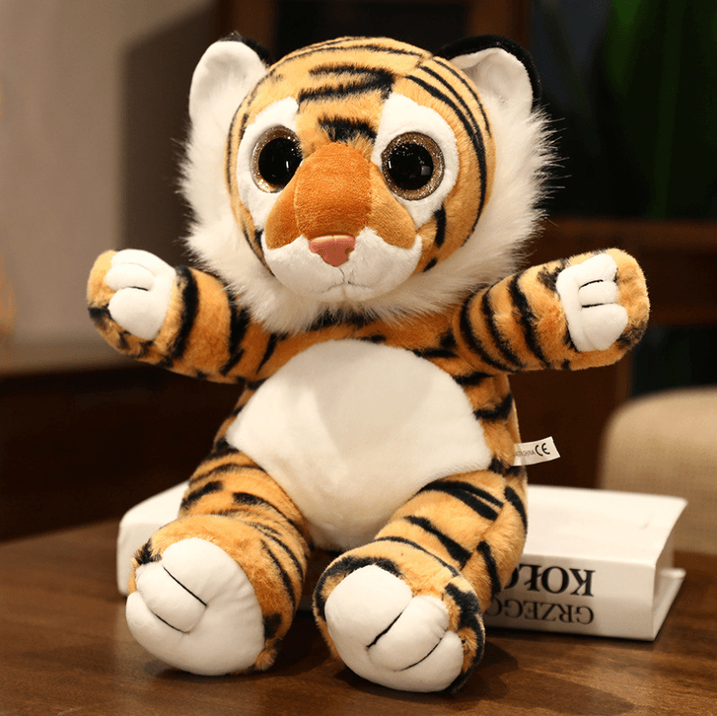 Gros tigre top en peluche