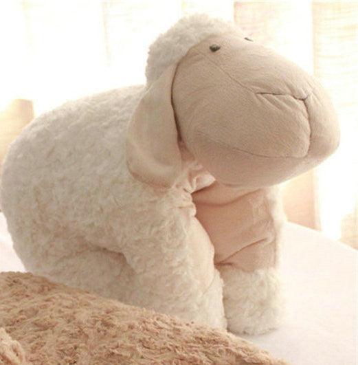 Cojín de oveja de peluche