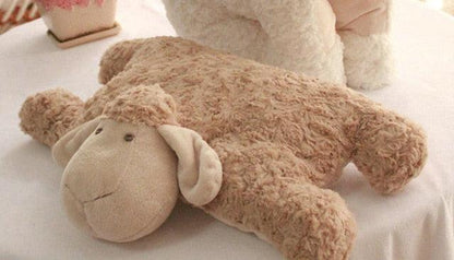 Cojín de oveja de peluche