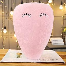 Peluche Coussin Goutte d'Eau Rose