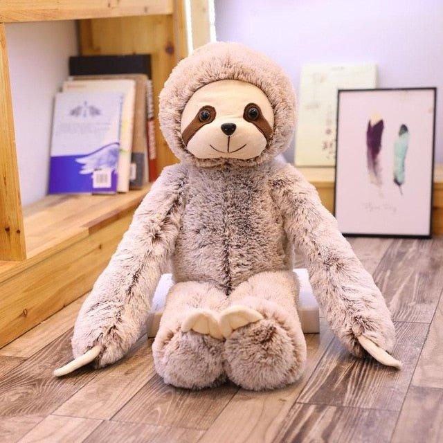 Peluche Paresseux Gris 70 cm