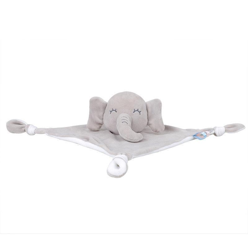 Schmusetuch Elefant Grau