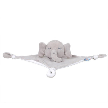 Schmusetuch Elefant Grau