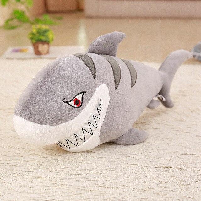 Peluche Requin Méchant Machwar 120 cm / Gris