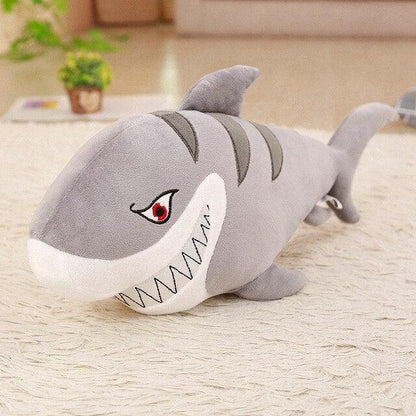 Peluche Requin Méchant Machwar 120 cm / Gris