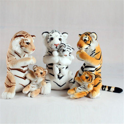 Kuscheltier Tiger mit Baby