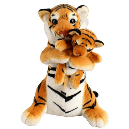 Kuscheltier Tiger mit Baby