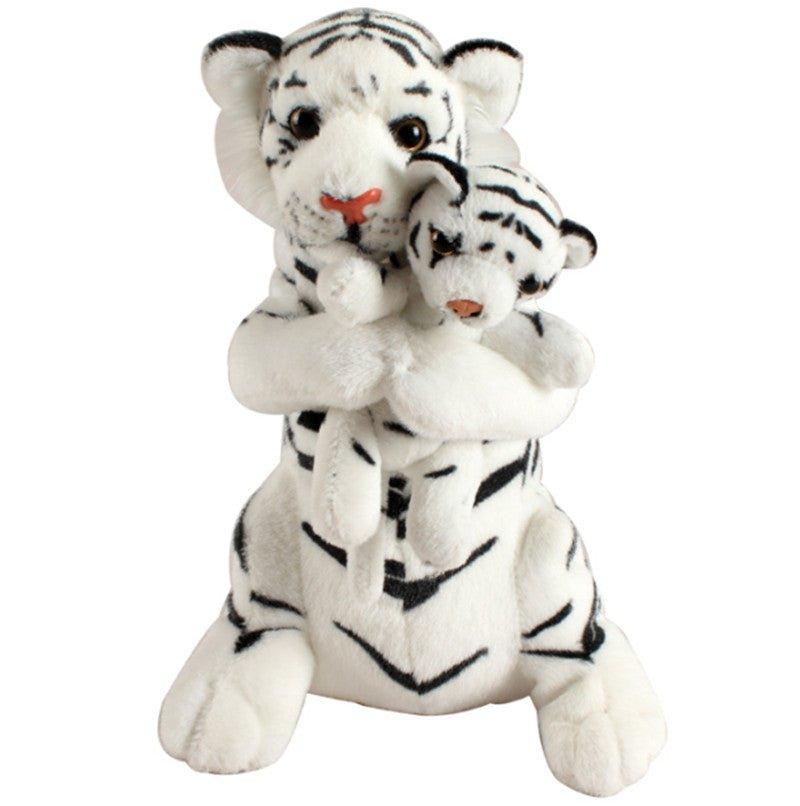 Kuscheltier Tiger mit Baby