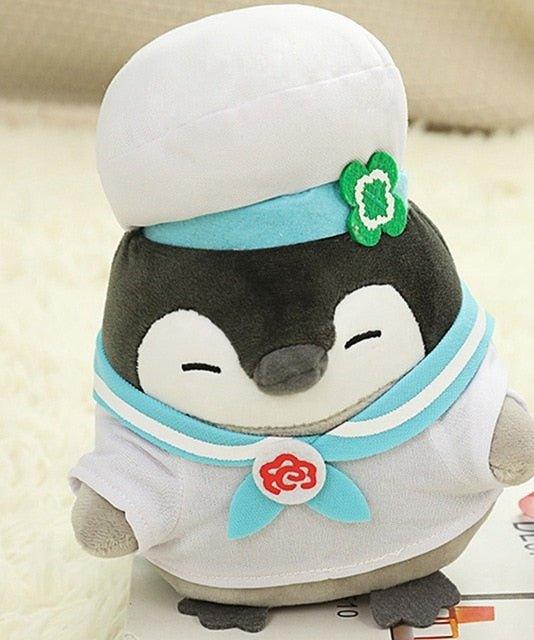 Peluche Pingouin Kawaii 12 cm / Matelot Blanc