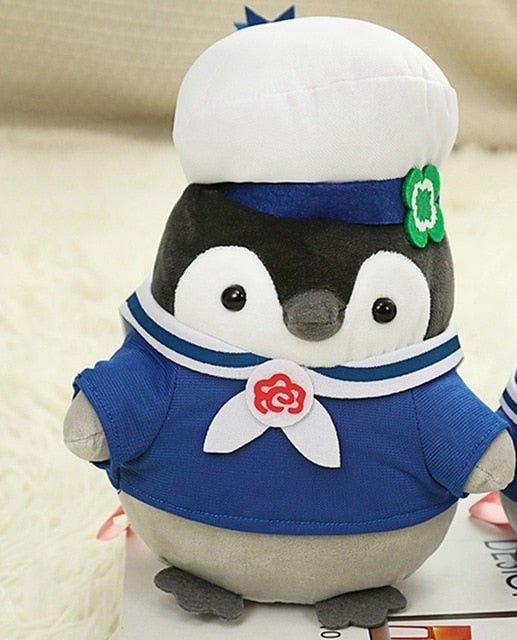 Peluche Pingouin Kawaii 12 cm / Matelot Bleu