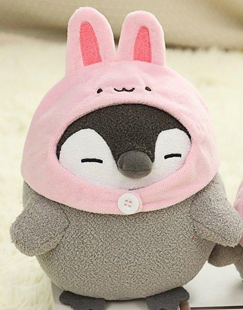 Peluche Pingouin Kawaii 12 cm / Lapin