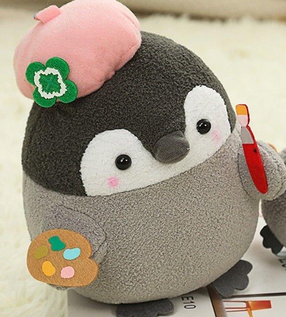 Peluche Pingouin Kawaii 12 cm / Peintre