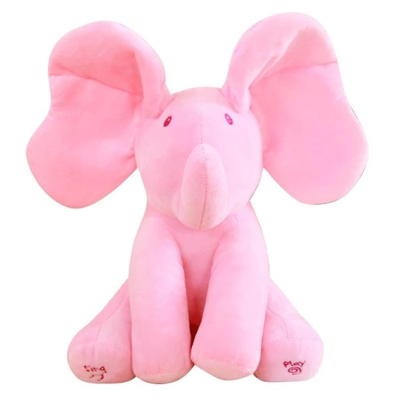 Kuscheltier Elefant Spieluhr Rosa