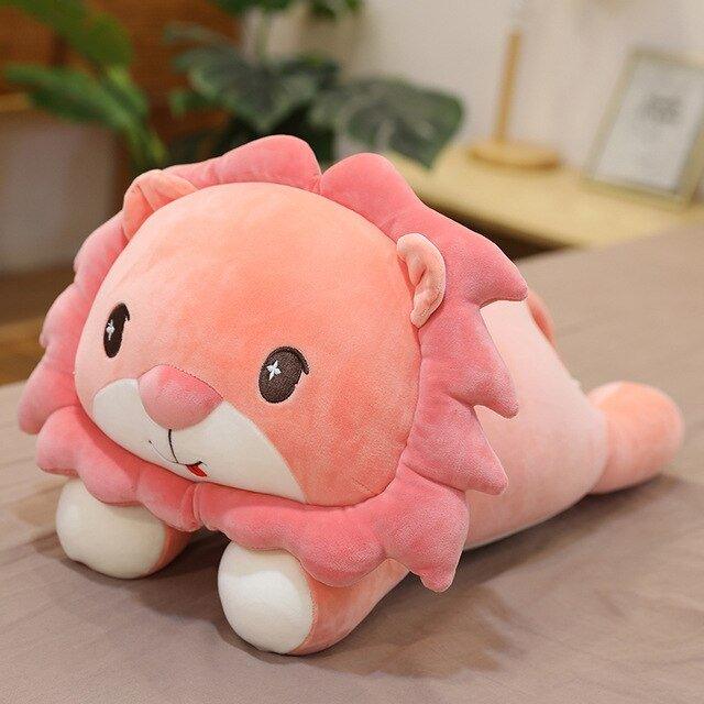 Kuscheltier Löwe Rosa