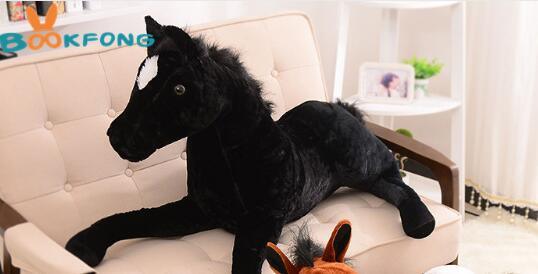 Kuscheltier Pferd Schwarz