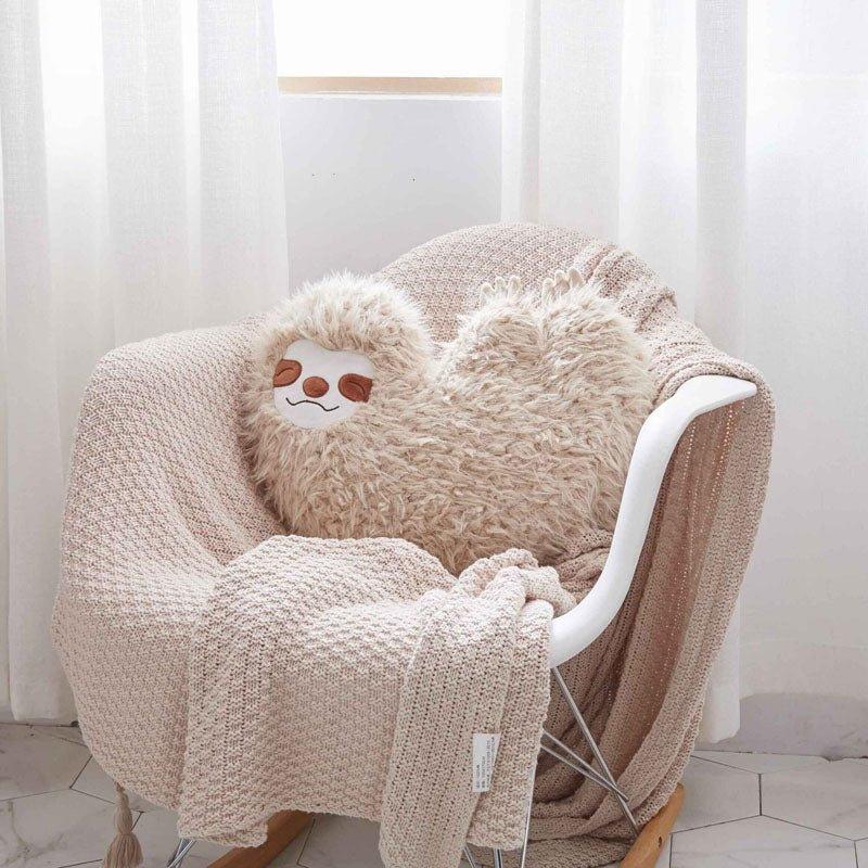 Peluche Paresseux Coussin Garçon