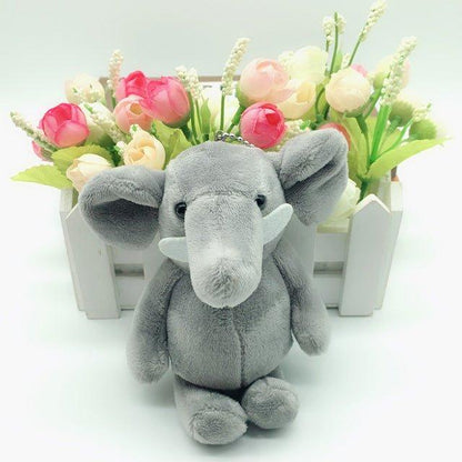 Kuscheltier-Schlüsselanhänger Elefant