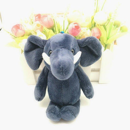 Kuscheltier-Schlüsselanhänger Elefant